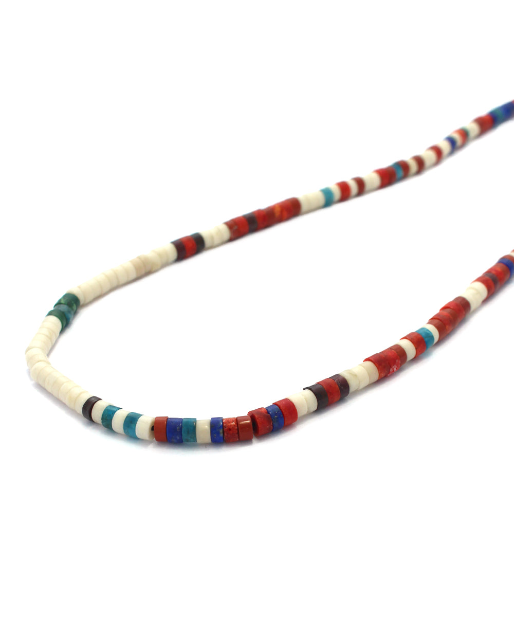 heishi beads necklace / safari