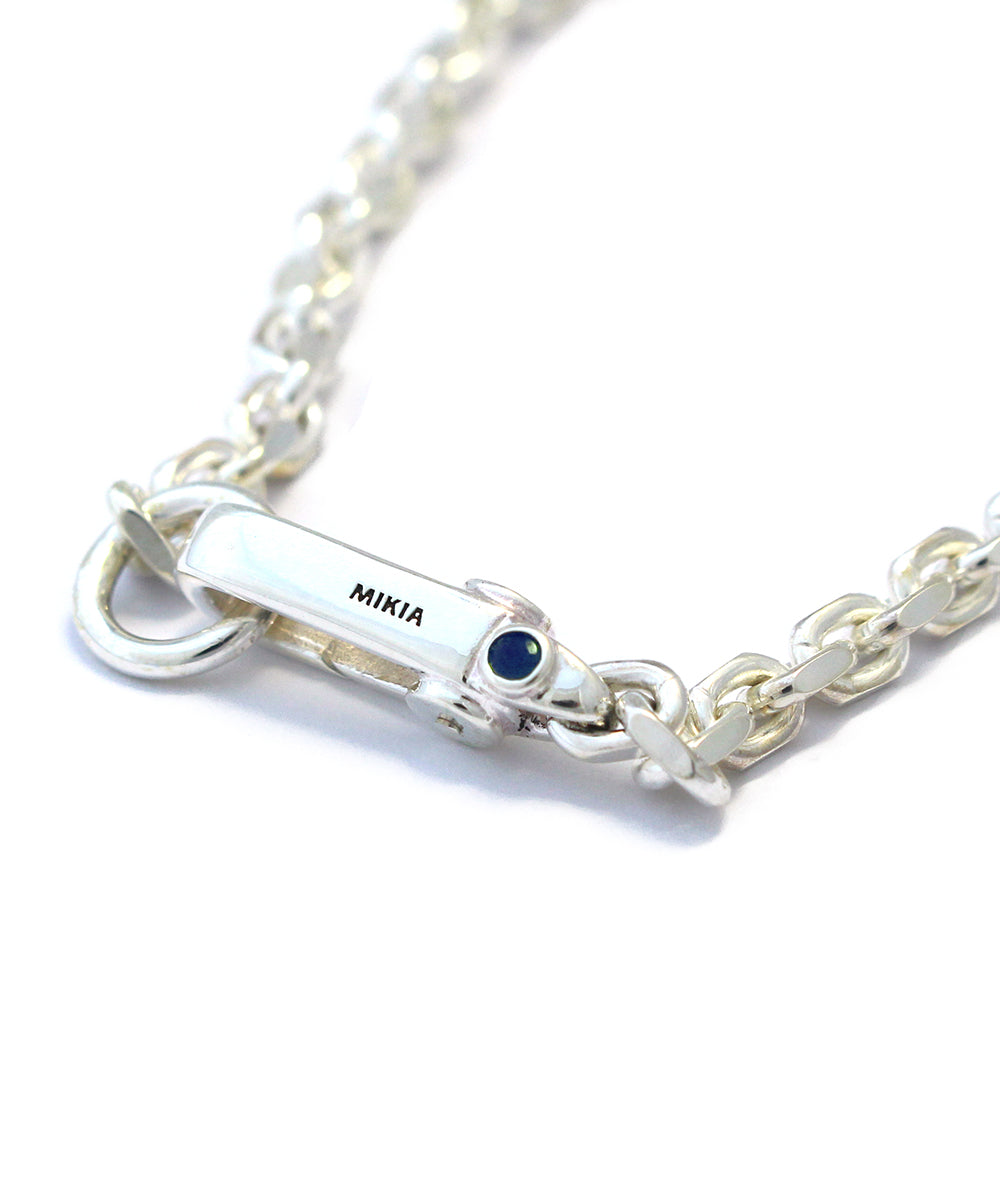 chain bracelet / sv925 sapphire