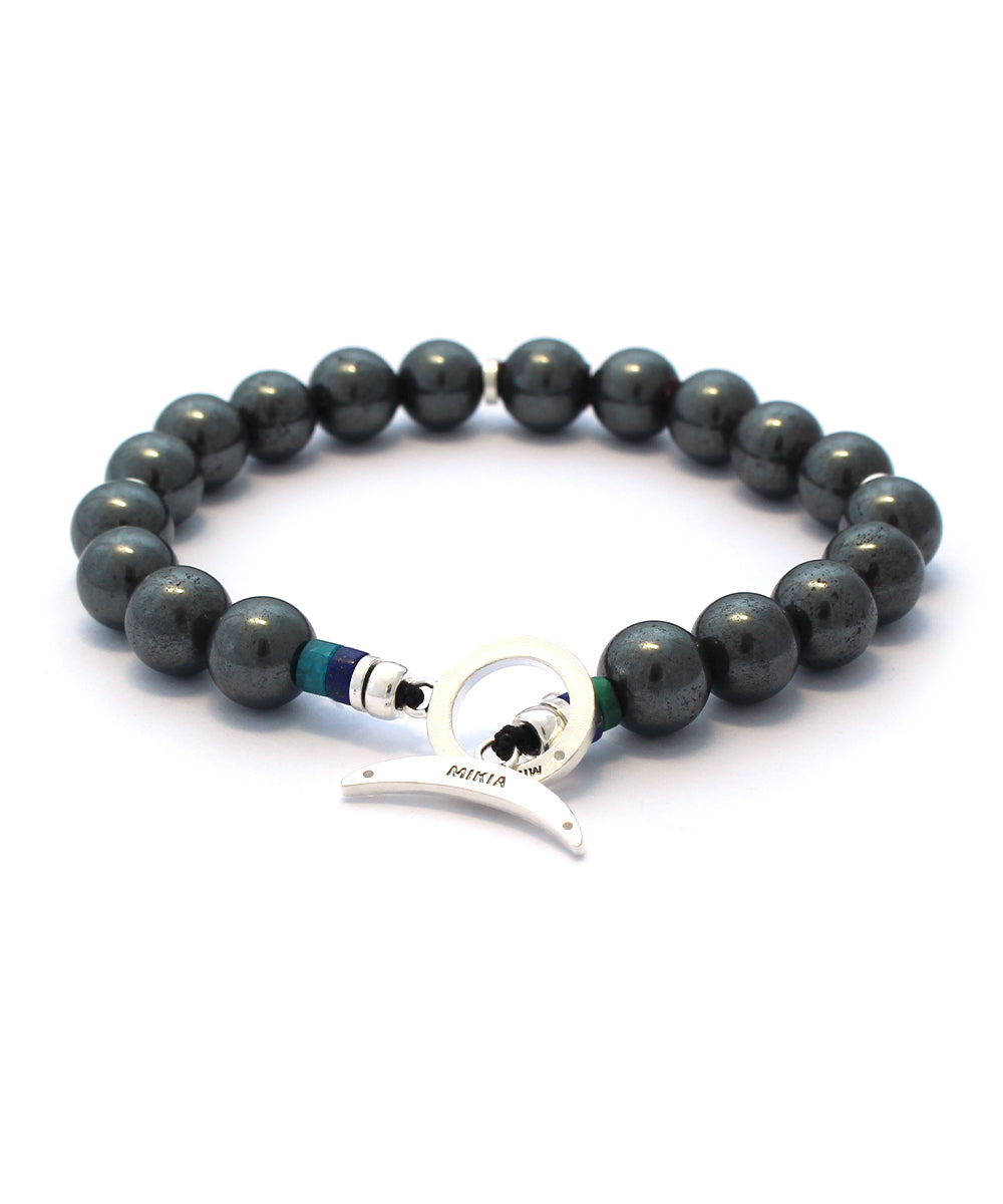 8mm stone bracelet / natural hematite