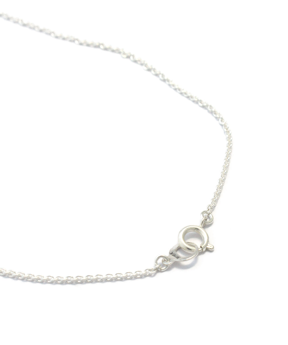 camel necklace sv925 / silver sapphire blue