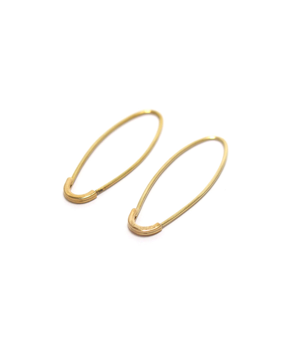 skin hoop earring /01