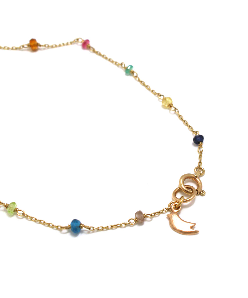 k10 multi stone necklace