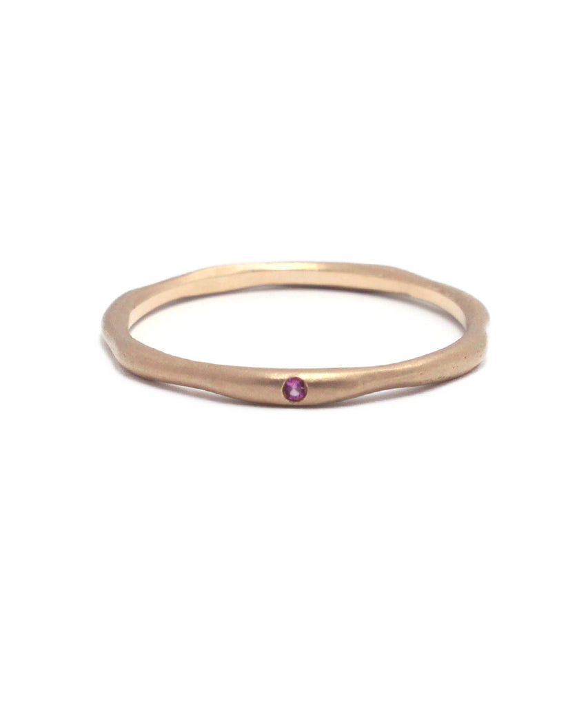 k10 pink sapphire ring