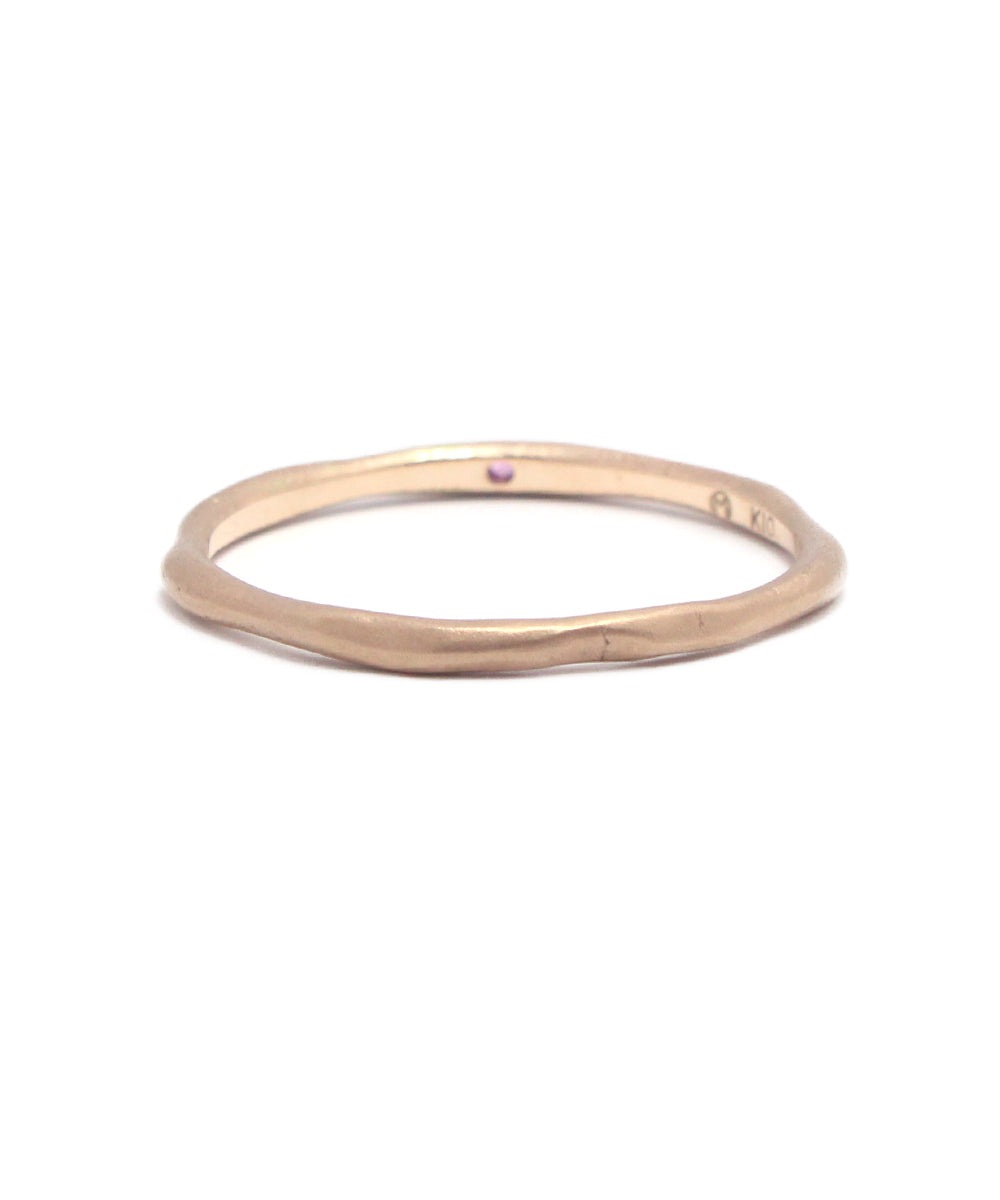 k10 pink sapphire ring