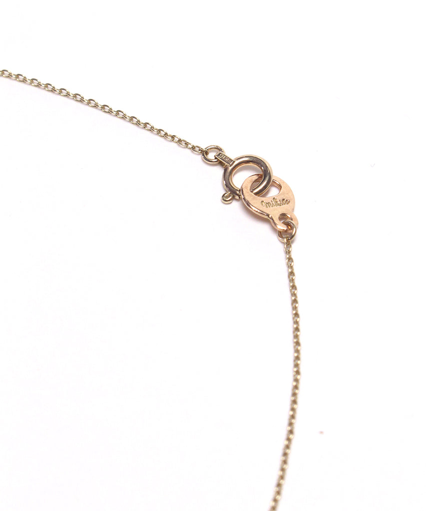 k10 gold / trapezoid diamond necklace