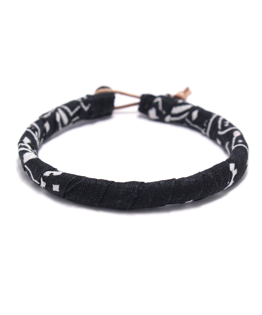 bandana bracelet / black