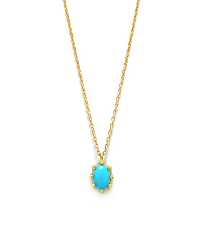 luminis necklace / k18 turquoise