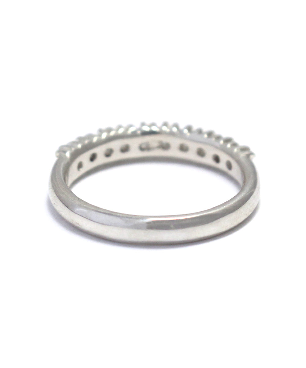 silver/white topaz ring