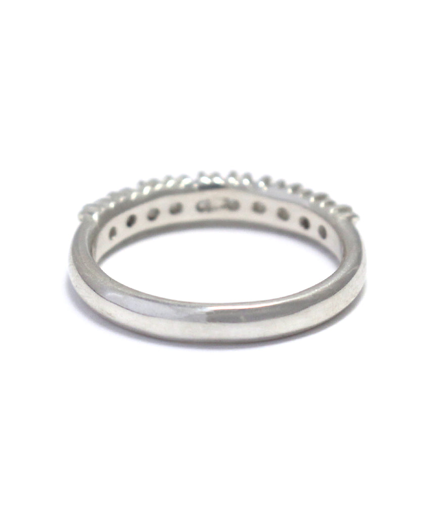 silver/white topaz ring