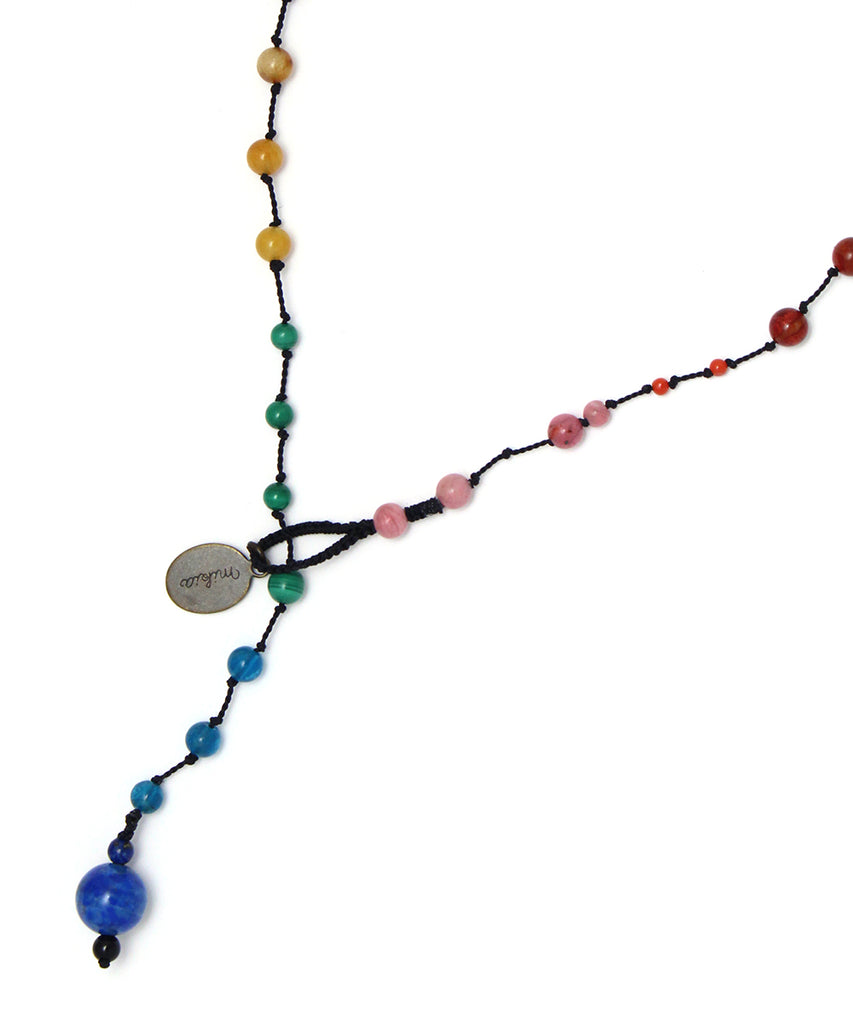 AIYANA rainbow long necklace