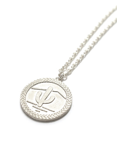 snake coin necklace / silver925