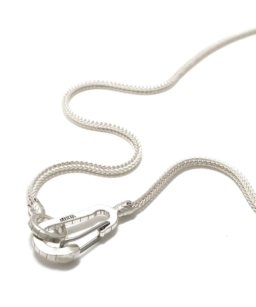 snake karabiner necklace M / silver925