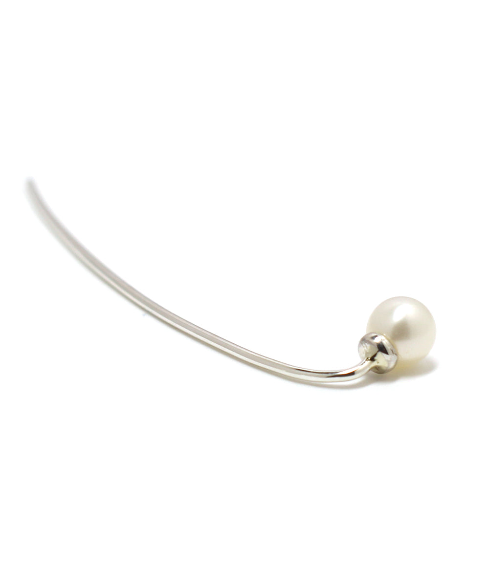 pearl meteor earring S / silver