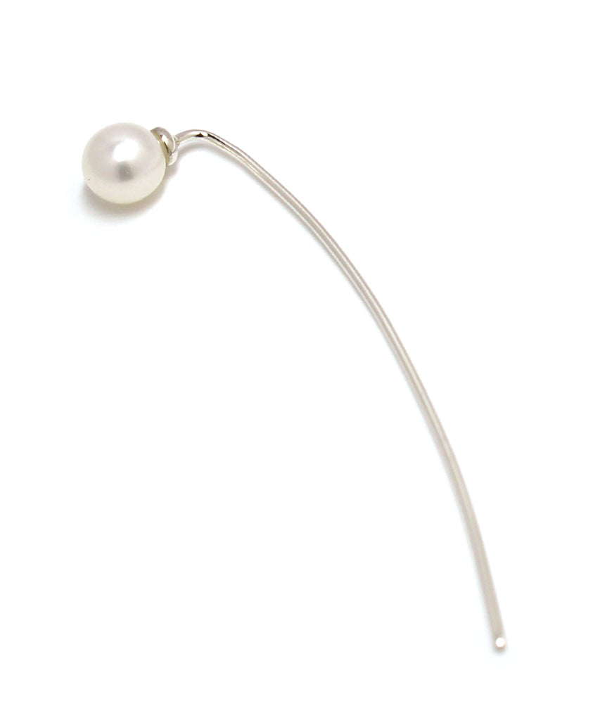 pearl meteor earring M / silver