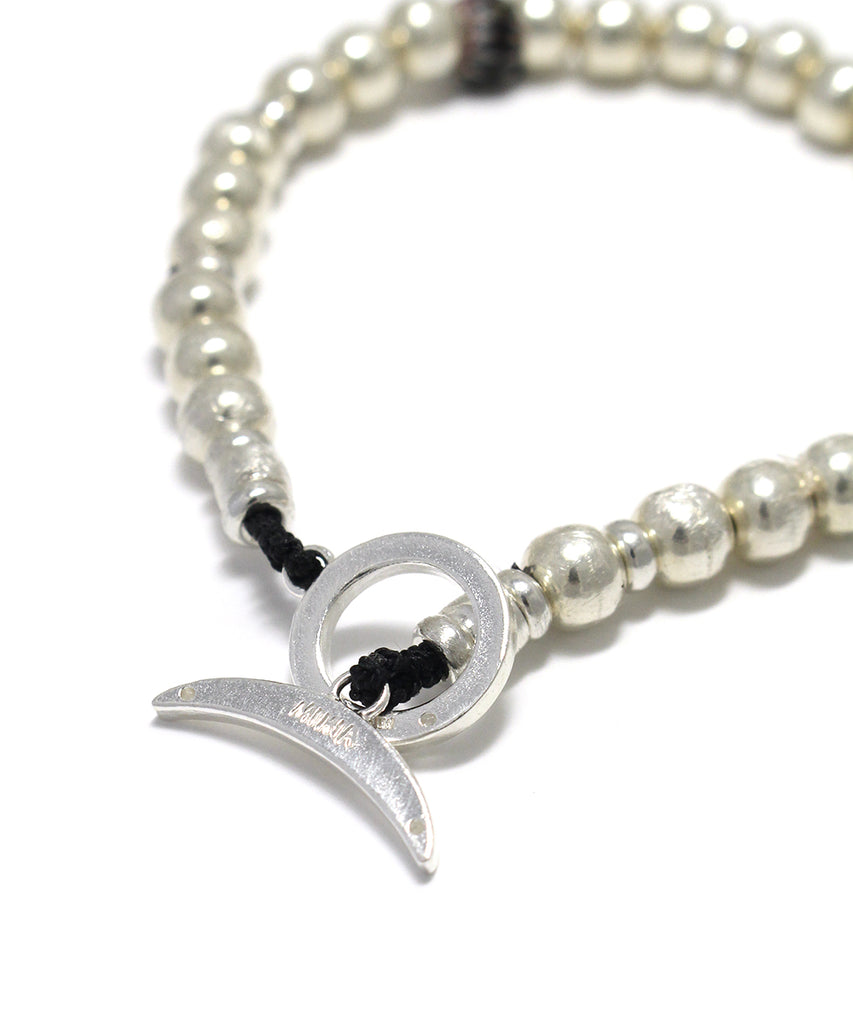 silver ball bracelet
