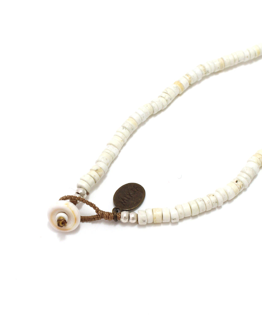 heishi necklace / magnesite