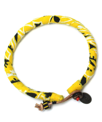 bandana bracelet / yellow