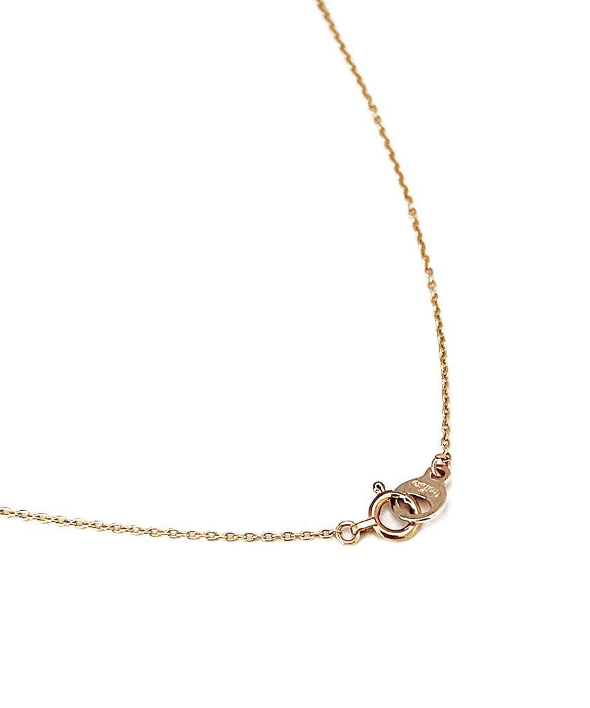 rose cut rutile quartz necklace