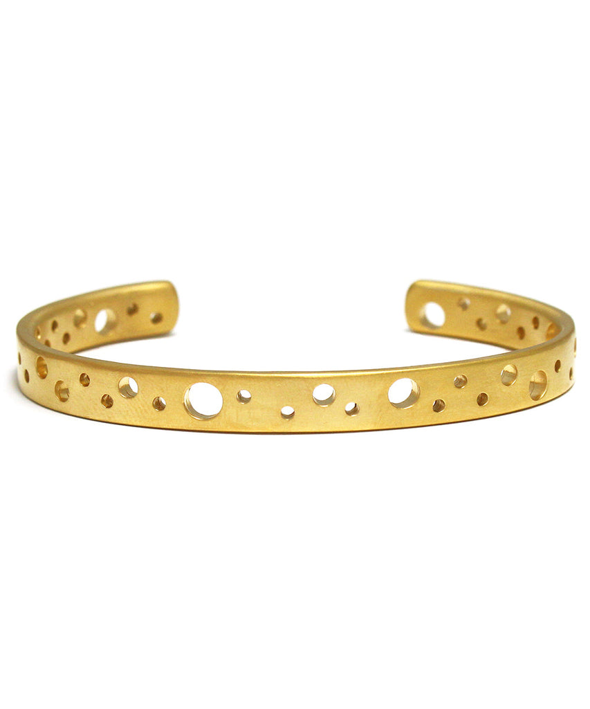 akari bangle / k18 plated silver925