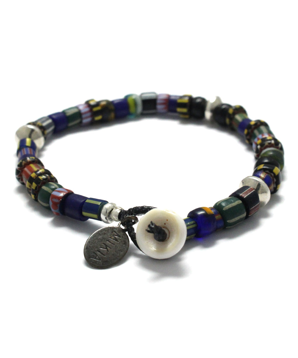 trade beads bracelet / black