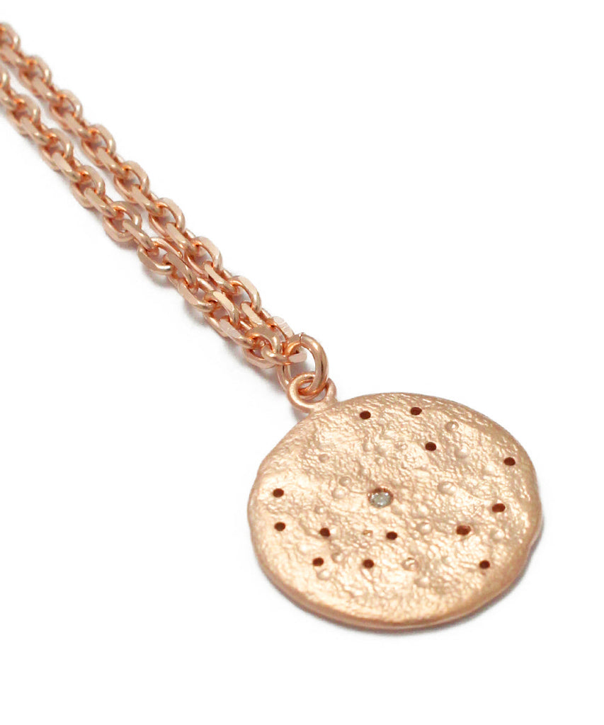 polaris necklace / pink gold