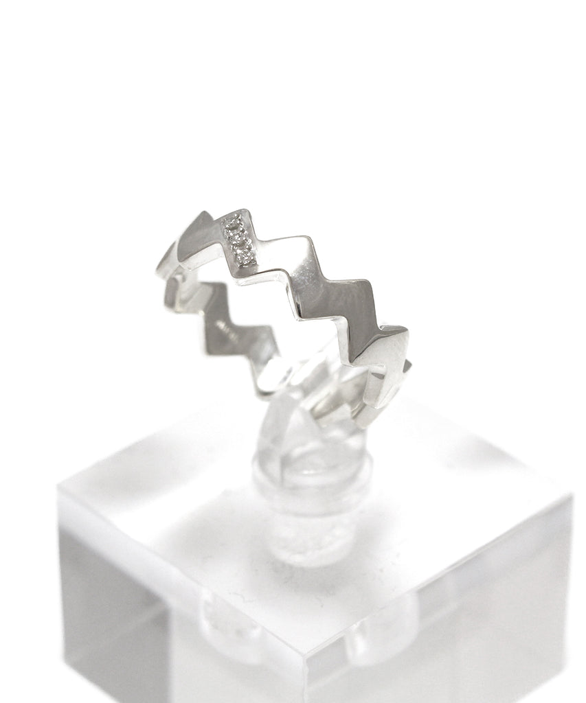 snake diamond ring silver 925