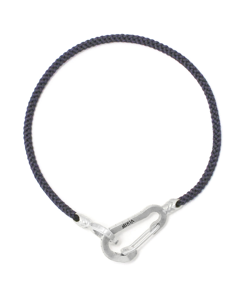 MIKIA snake karabiner bracelet silver / sapphire
